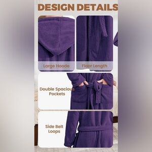 Pjggz cozy purple robe